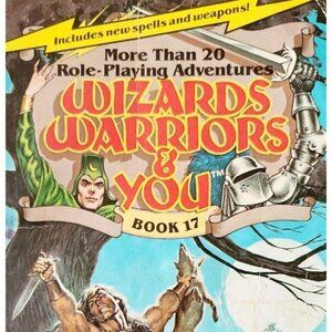 1986 Wizards Warriors & You #17 RPG Fantasy 1st Edition Conquest Barbarians E37